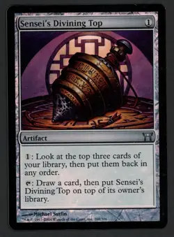 ***FOIL Sensei's Divining Top*** MTG Champions of Kamigawa Magic Kid Icarus - Image 1