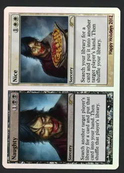 ***FOIL Naughty Nice Holiday Promo*** MTG Promo Magic Kid Icarus - Image 1
