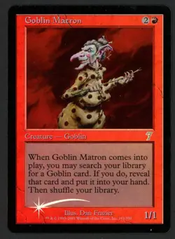 ***FOIL Goblin Matron*** MTG 7th Edition Magic Kid Icarus - Image 1