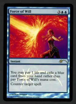 ***FOIL Force of Will Judge Promo*** MTG Promo Magic Kid Icarus - Image 1
