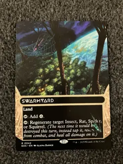 Magic The Gathering MTG - Swarmyard (0042) (Borderless) - Edge of Eternities - Image 1