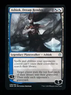 * * 1x Ashiok, Dream Render x1 * * War of the Spark MTG NM Near Mint or Close - Image 1