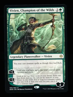 * * 1x Vivien, Champion of the Wilds x1 * * War of the Spark MTG NM Near Mint - Image 1