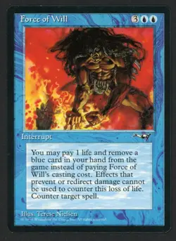 ***Force of Will*** MTG Alliances Magic Kid Icarus - Image 1