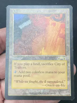 ***City of Traitors (Scratches)*** MTG Exodus Magic Kid Icarus - Image 3