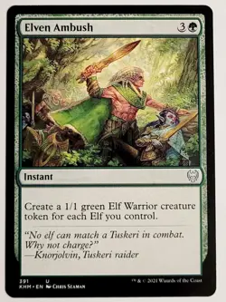 MTG Elven Ambush - Kaldheim - LP - Image 1
