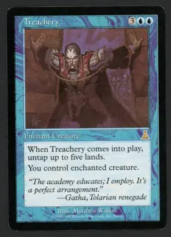 ***Treachery*** MTG Urza's Destiny Magic Kid Icarus - Image 1