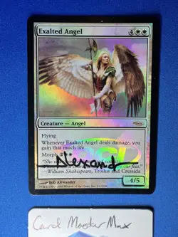 Exalted Angel P Judge Promos 1 Foil LP Signed Rob Alexander - Image 1