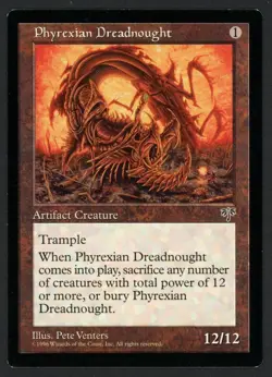 ***Phyrexian Dreadnought*** MTG Mirage Magic Kid Icarus - Image 1