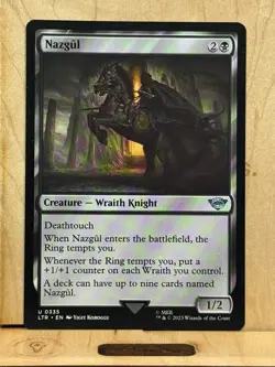 LIMITED EDITION Lord of the Rings MtG Nazgul (#335) NM Unplayed - Image 1