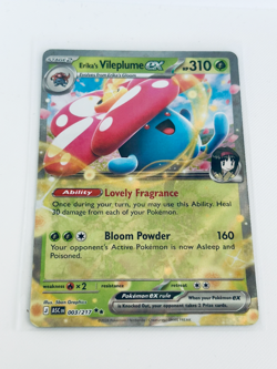 Pokemon ME: Ascended Heroes Erika's Vileplume ex 003/217 Double Rare Holofoil - Image 1