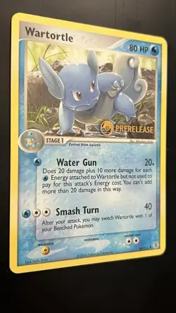 Wartortle Prerelease Stamp Promo NM Pokemon TCG EX: FireRed & LeafGreen 50/112 - Image 2