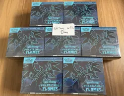 7x Pokemon TCG Mega Evolution Phantasmal Flames Elite Trainer Box ETB SEALED - Image 1