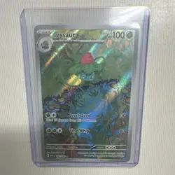 Pokemon Ivysaur Full Art Holo Illustration Rare Sv: Scarlet & Violet 151 167/165 - Image 1