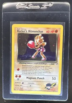 2000 Pokemon Gym Heroes Rocket's Hitmonchan #11/132 - Image 1