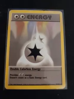 Double Colorless Energy 96/102 Pokemon Base Set Uncommon LP - Image 2
