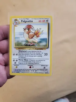 LP Pokemon TCG - Pidgeotto - 22/102 - Rare - Base Set Unlimited [Lightly Played] - Image 1