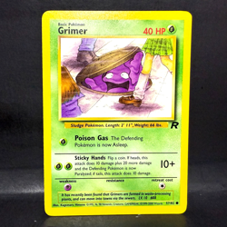 2000 POKEMON TEAM ROCKET GRIMER 57/82 MP (COMMON) - Image 1