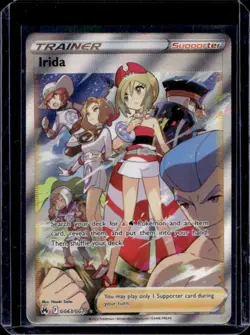 2023 Pokemon SWSH Crown Zenith Irida Galarian Gallery #GG63/GG70 - Image 1