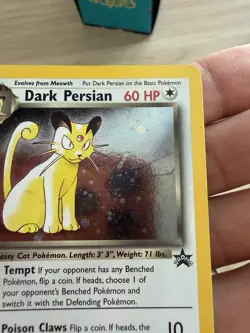 Pokemon Dark Persian Wotc Promo 17/53 Holo Stage 1 60 HP English - Image 3