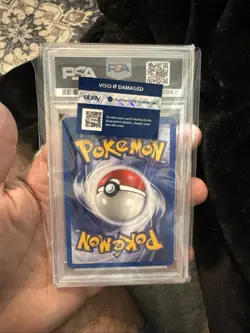 Pokemon 2000 Gym Challenge Holo 1st Edition Blaine's Charizard PSA 8 - Image 4