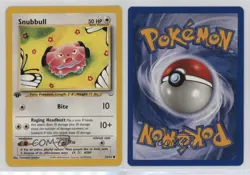Snubbull 1st Ed. Pokemon Neo Revelation #55 2001 - Image 3