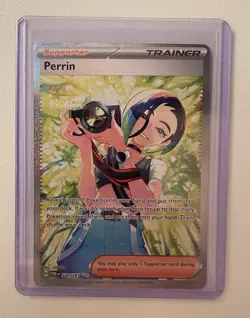 Pokemon TCG Trainer Perrin 220/167 Sir Twilight Masquerade - Image 1