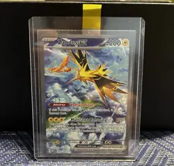 Pokemon Zapdos ex 202/165 Special Illustration Rare Holo Scarlet & Violet 151 - Image 3