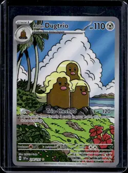 2024 Pokemon Surging Sparks Alolan Dugtrio #208/191 - Image 1