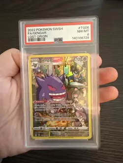 Gengar TG06/TG30 Full Art 2022 Pokemon Lost Origin Trainer Gallery PSA 8 NM-MT - Image 3