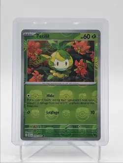 PETILIL 2025 POKEMON BLACK BOLT COMMON MASTERBALL FOIL 006/086 Q5686 - Image 1