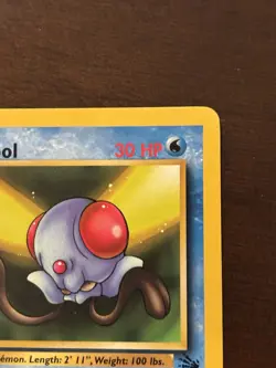 Pokemon TCG Tentacool Fossil 56/62 1st Edition Common Basic 30 HP English 1999 - Image 2