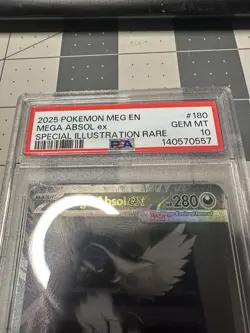 2025 POKEMON MEG EN MEGA ABSOL EX 180/132 SPECIAL ILLUSTRATION RARE PSA 10 - Image 2