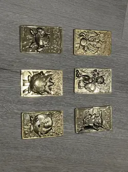 1999 Burger King Pokemon 23k Gold Limited Edition Complete Set - Image 1
