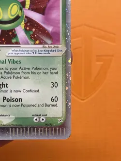 Pokemon EX Team Magma vs Team Aqua Cradily EX Ultra Rare Holo 90/95 LP - Image 3