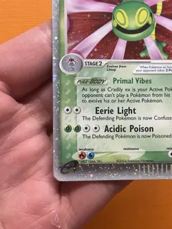 Pokemon EX Team Magma vs Team Aqua Cradily EX Ultra Rare Holo 90/95 LP - Image 4