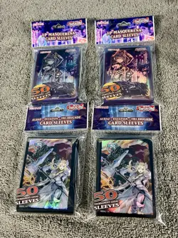 Lot Of 4 Yugioh Albaz Ecclesia Masquerena Sleeves (50PCS /bag 200 sleeves) E - Image 1