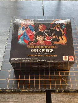 One Piece English OP-09 Emperors in the New World Booster Box Sealed - Image 1