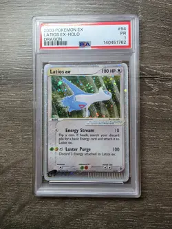 PSA 1 Latios EX Pokemon EX Dragon 2003 Card 94/97 - Image 1