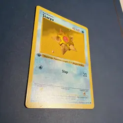 Pokemon Staryu 1st Edition Shadowless Card 65/102 Base Set - Image 3