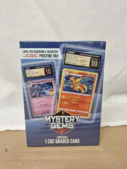 Pokemon Mystery Gems 1 CGC Graded Card & Booster Pack 2025! New Limited Edition. - Image 1