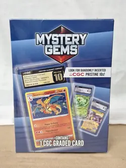 Pokemon Mystery Gems 1 CGC Graded Card & Booster Pack 2025! New Limited Edition. - Image 3