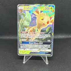 Pokemon Leafeon GX Promo Holo SM146 SM 200 HP Card English - Image 1