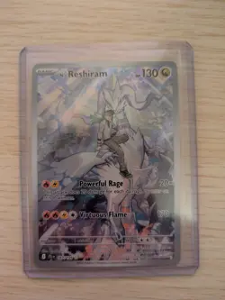 Pokemon Cards N's Reshiram 167/159 Journey Together Illustration Rare NM - Image 1