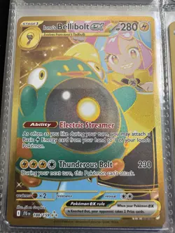 Iono's Bellibolt EX 188/159SV09 Holo Hyper Rare Card Journey Together - Image 1