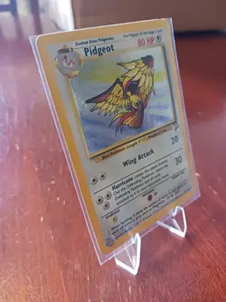 Pokemon Card Pidgeot Base Set 2 Holo Rare 14/130, NM or better, Never Played - Image 4