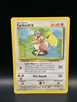 Farfetch’d 27/102 - Pokemon Base Set Unlimited Card - MP - Image 1