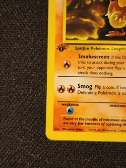 1999 Pokemon TCG Magmar Fossil 1st Edition Uncommon Card 39/62 - NM SEE PICS! - Image 2