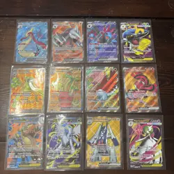 Pokemon Ultra Rare EX Card Lot 12 Cards - Image 1