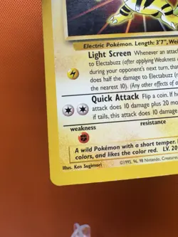 Electabuzz Black Star Promo 2 Movie Pokemon Card MP 1638 - Image 4